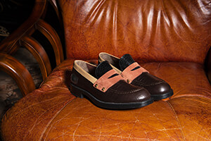 Made in Italy custom sneakers COGNAC brand